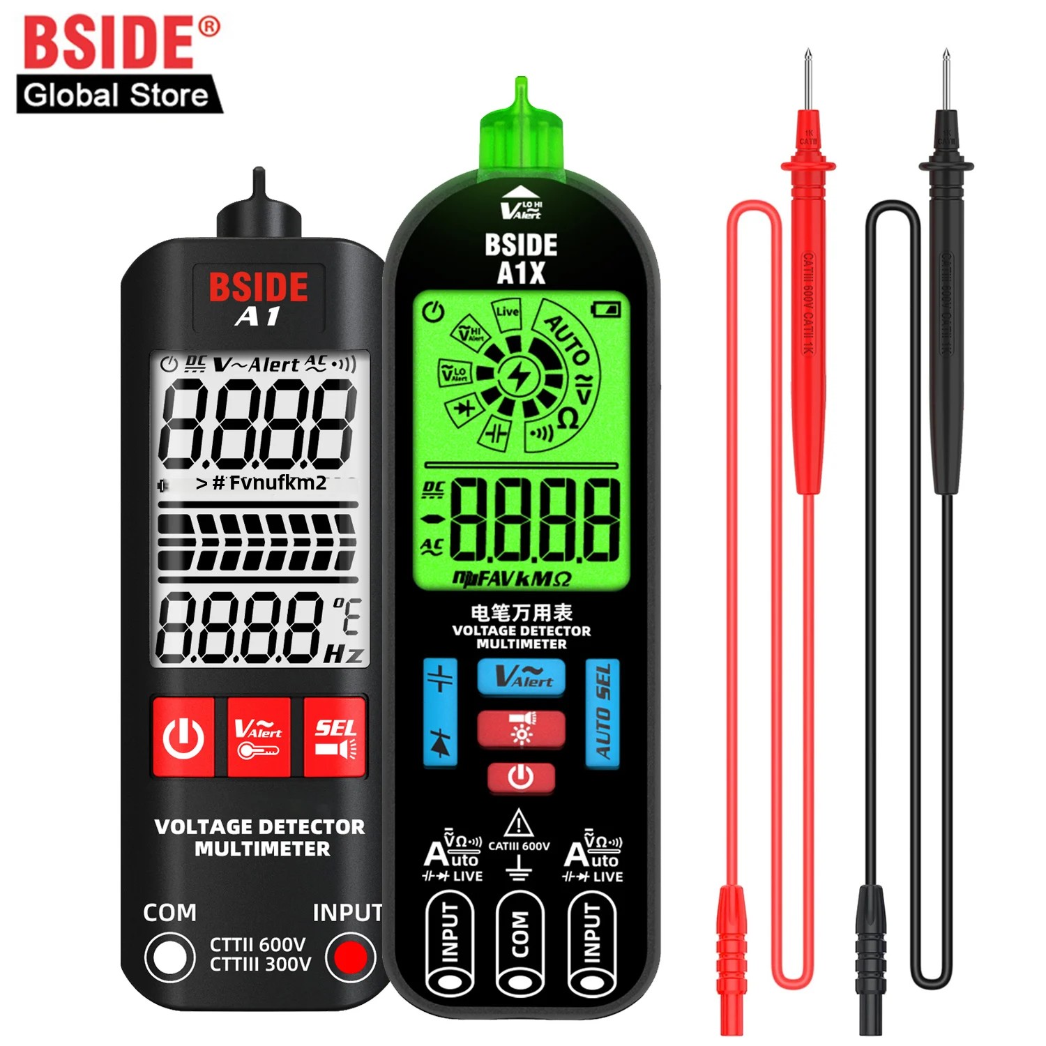 Usb Ammeter Tester - BSIDE A1/A1X Smart Digital Multimeter Electronic