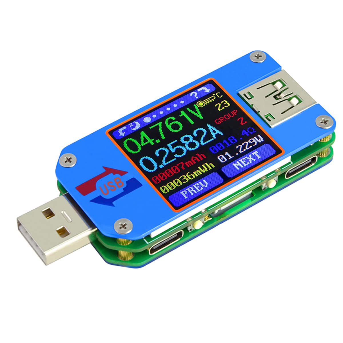 Usb Ammeter Tester - UM25 UM25C Voltage and Current Meter