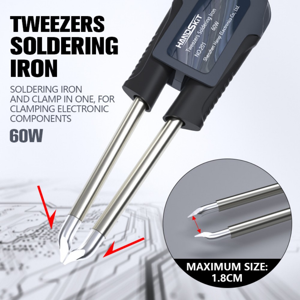 Electronics Repair And Maintenance - T12 Soldering Tweezer Handle – Dual-Channel