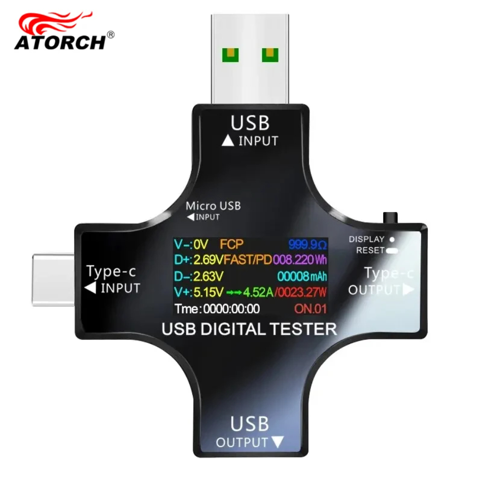 Usb Ammeter Tester - USB Tester DC Type-C PD Digital