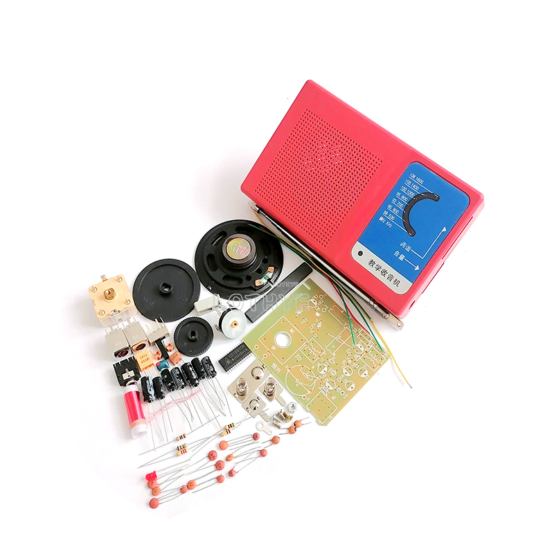 FM AM Red Radio Production DIY - огляд і ціна Electronics Repair School