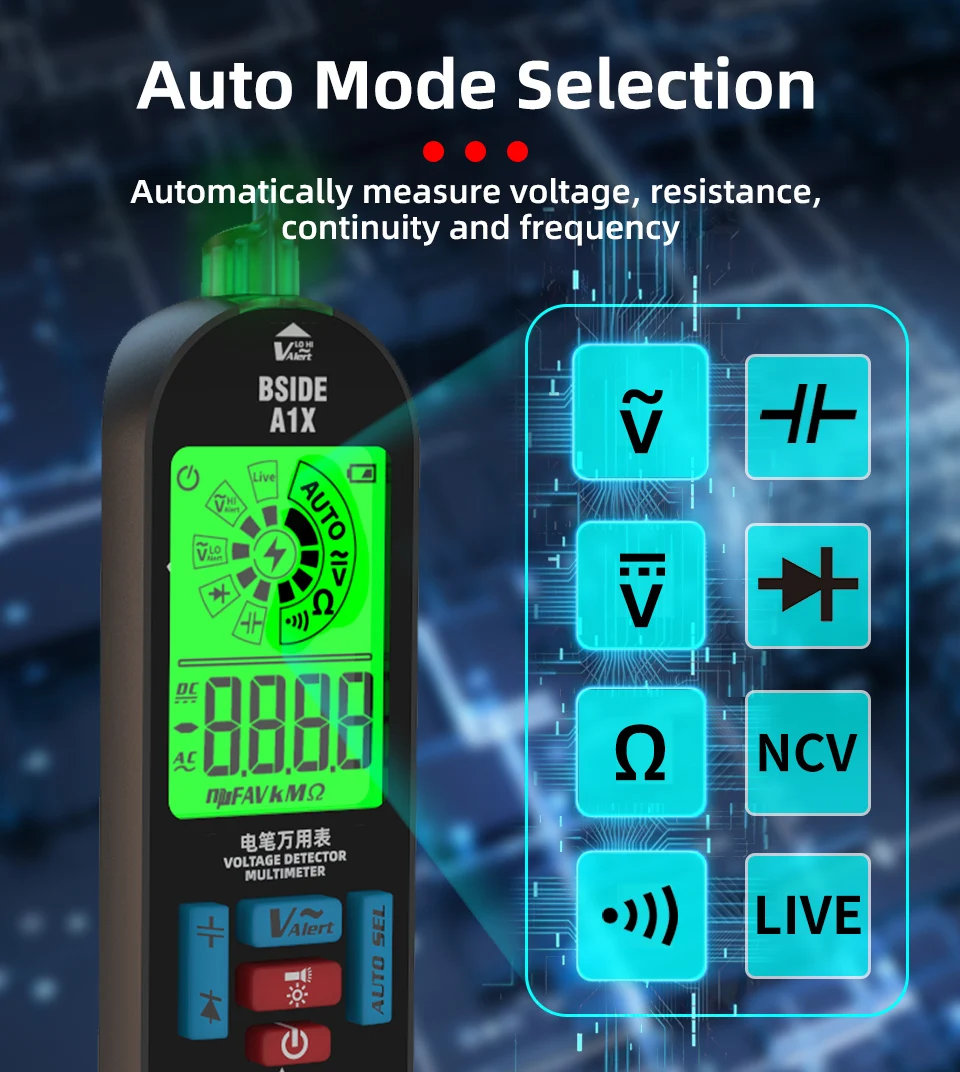 BSIDE A1/A1X Smart Digital Mul - огляд і ціна Usb Ammeter Tester