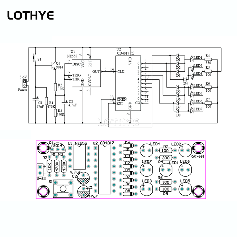 DIY Dice Production Kit Led We - огляд і ціна Electronics Repair School