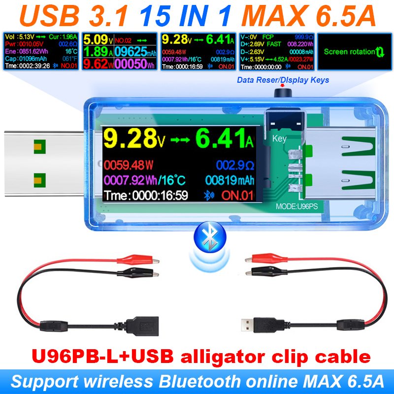 15 IN 1 USB 3.1 Tester DC Digi - огляд і ціна Usb Ammeter Tester