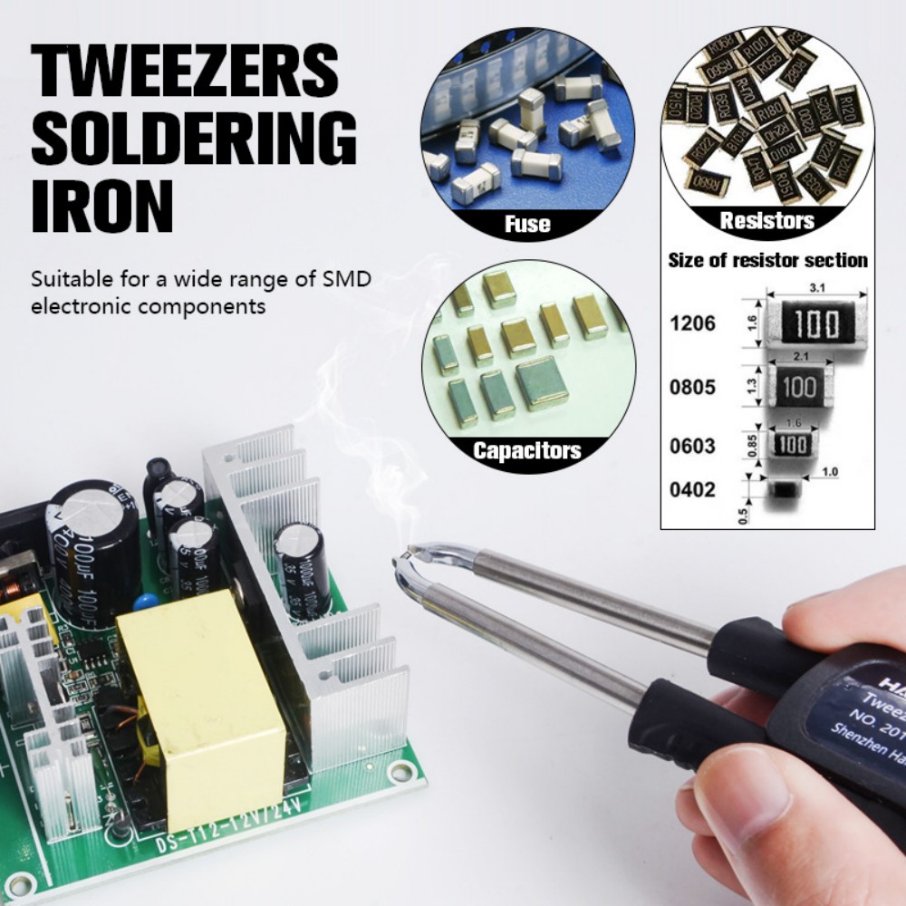 T12 Soldering Tweezer Handle – - огляд і ціна Electronics Repair And Maintenance