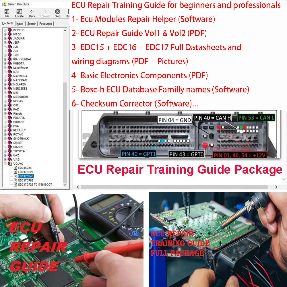 ECU Repair Training Guide ECU  - огляд і ціна Electronics Repair Basics