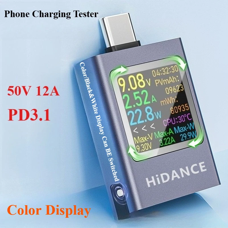 13 in 1 DC 4.5-50V 0-12A Multi - огляд і ціна Usb Ammeter Tester