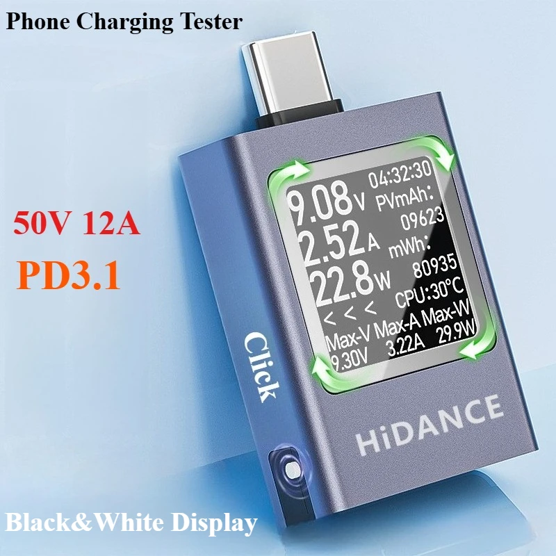 13 in 1 DC 4.5-50V 0-12A Multi - огляд і ціна Usb Ammeter Tester