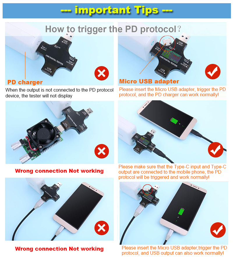 8.0A USB Tester DC Type-C PD D - огляд і ціна Usb Ammeter Tester