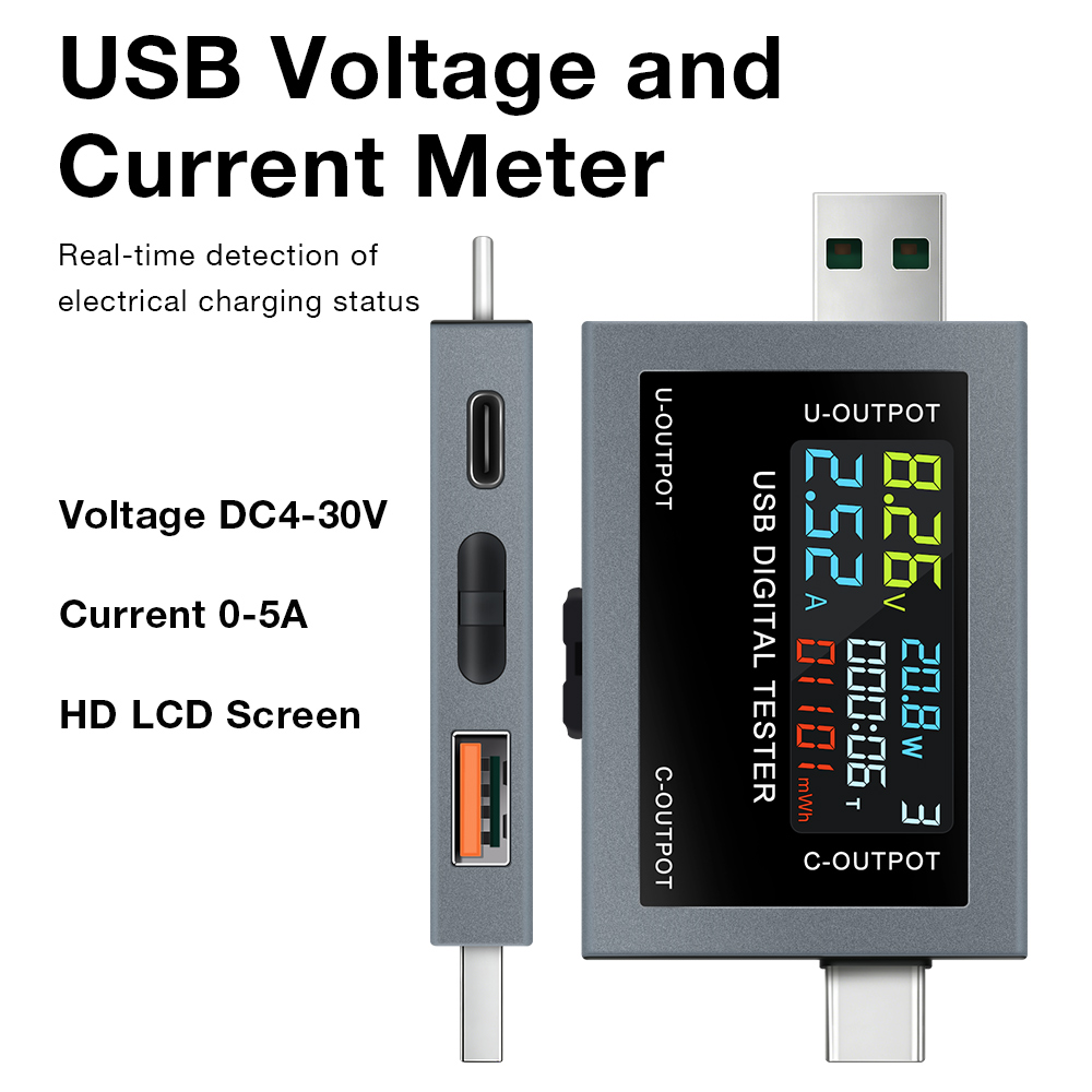 USB Type-C Charging Tester DC  - огляд і ціна Usb Ammeter Tester