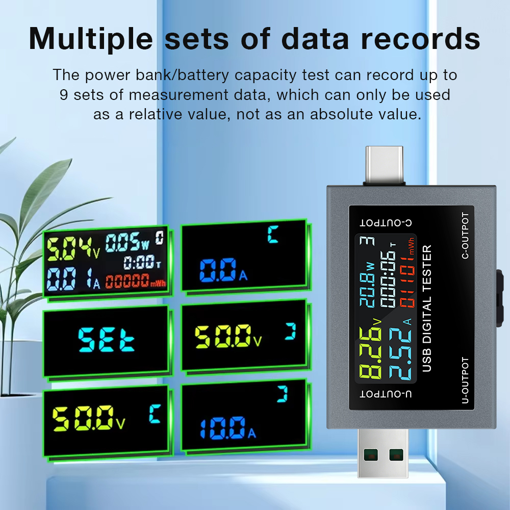 USB Type-C Charging Tester DC  - огляд і ціна Usb Ammeter Tester