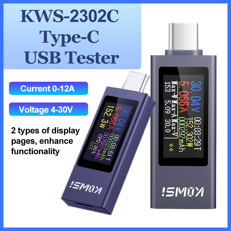 KWS-2302C Type-C USB Tester Mu - огляд і ціна Usb Ammeter Tester