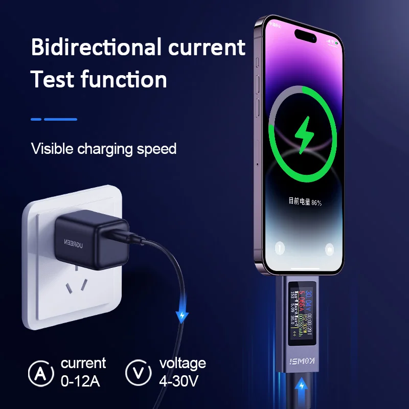 KWS-2302C Type-C USB Tester Mu - огляд і ціна Usb Ammeter Tester