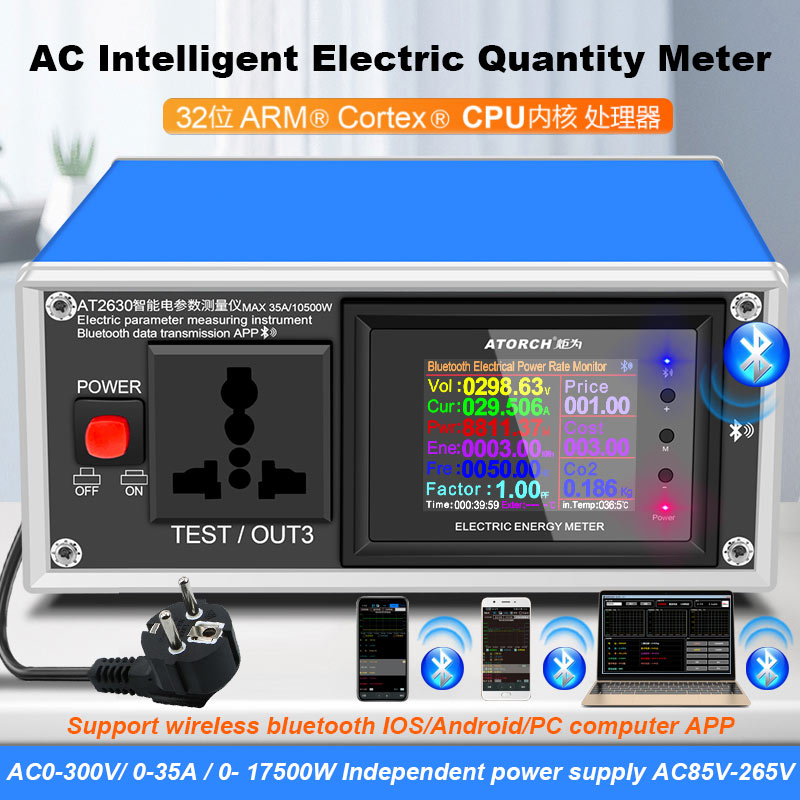 AT2630 AC Ammeter Voltmeter Di - огляд і ціна Usb Ammeter Tester