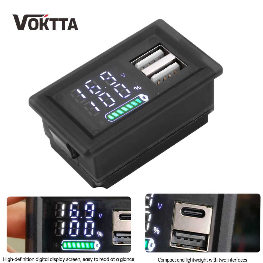 USB+Type-C/Dual USB 9V 12V 24V - огляд і ціна Usb Ammeter Tester