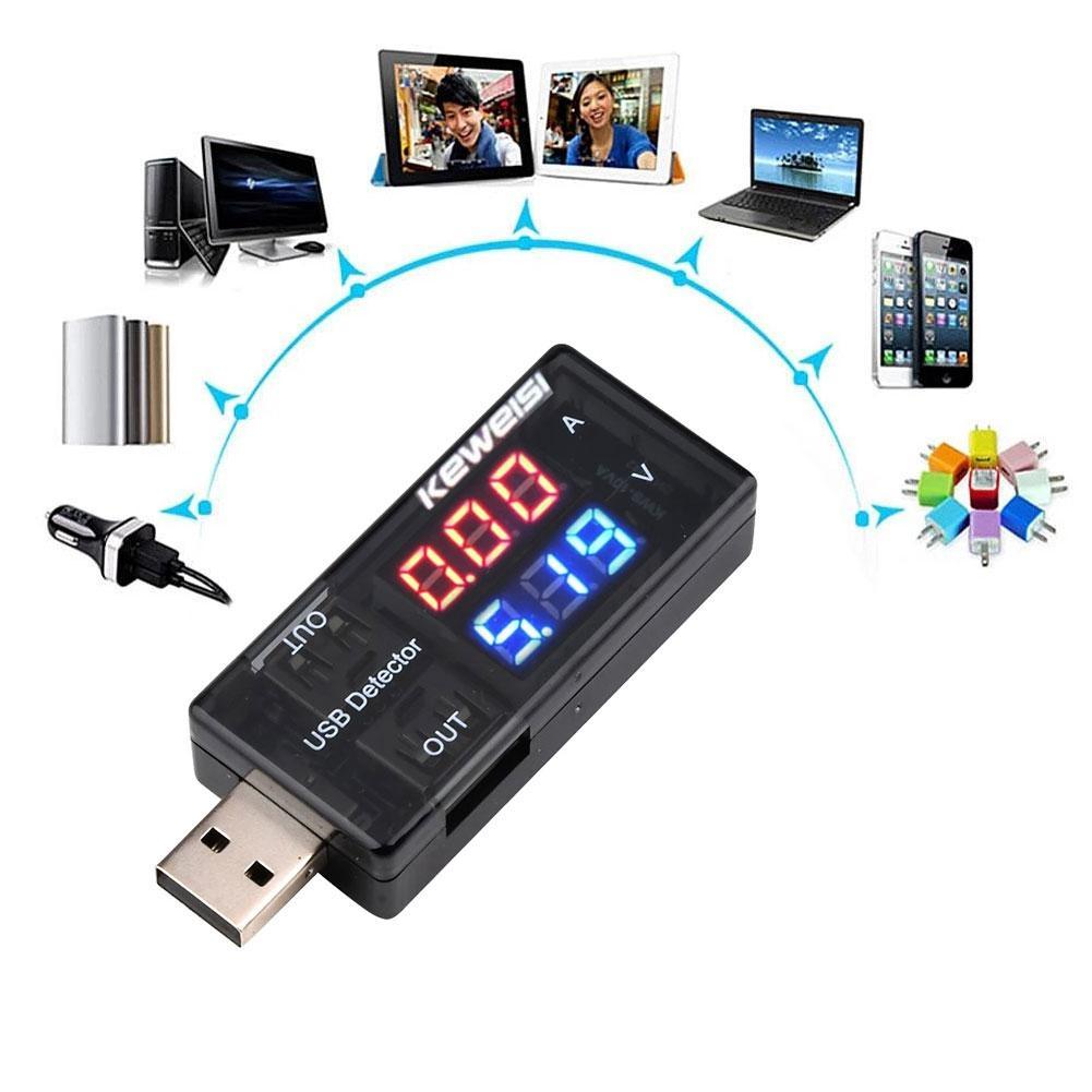 Dual Digital USB Current Volta - огляд і ціна Usb Ammeter Tester