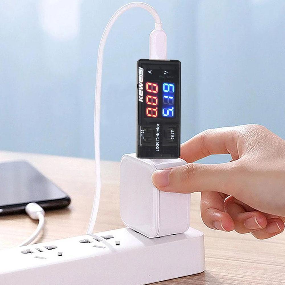 Dual Digital USB Current Volta - огляд і ціна Usb Ammeter Tester